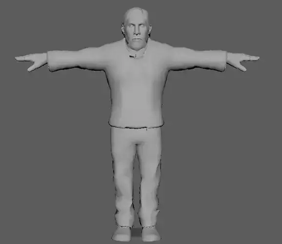 Low Poly Model man