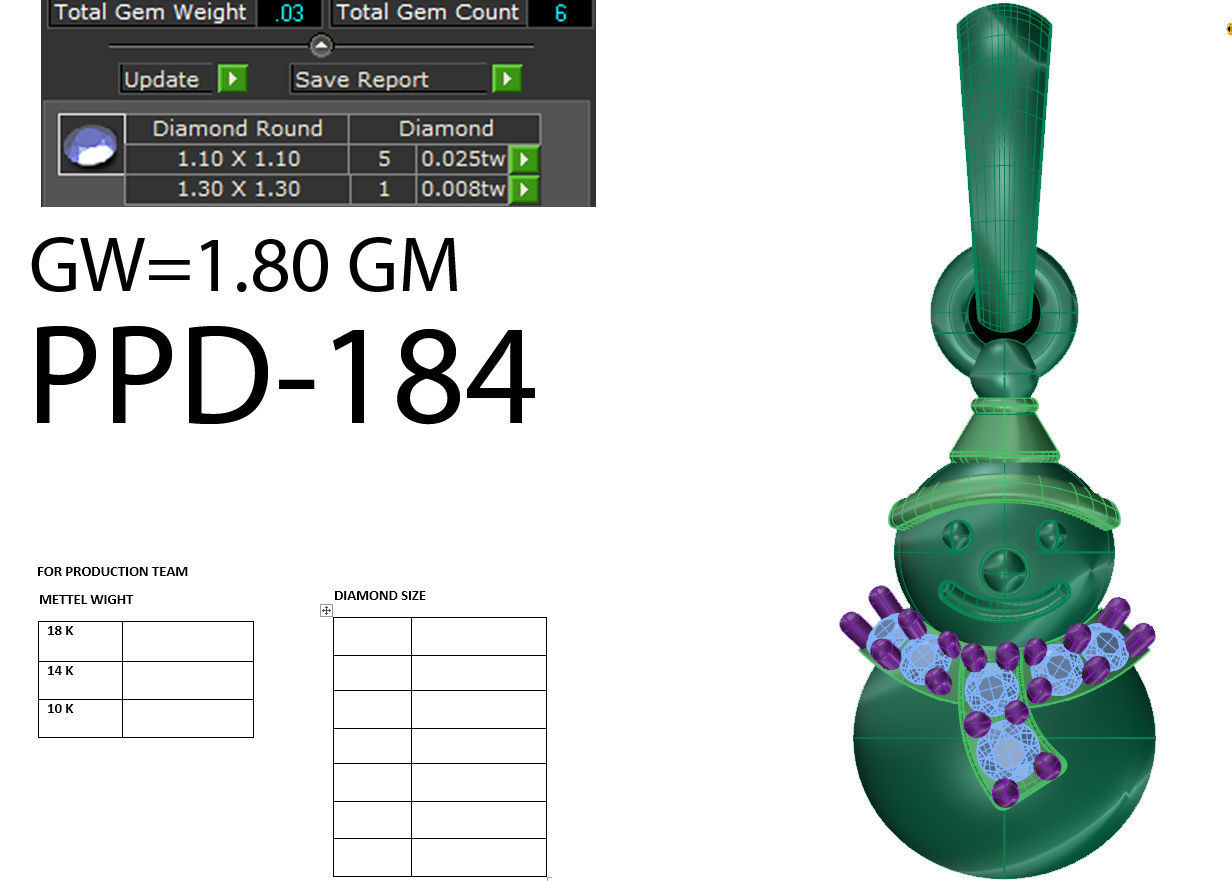 Kids pendant 3dm detail 3D print model 3D print model_1