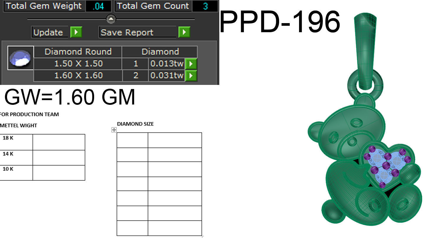 Kids pendant 3dm detail 3D print model 3D print model_1