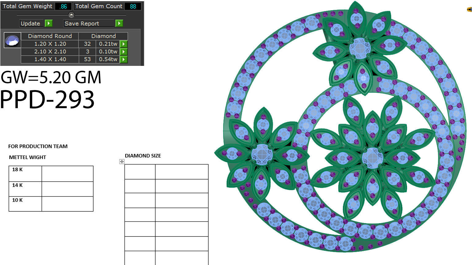 Women pendant 3dm detail 3D print model 3D print model_1