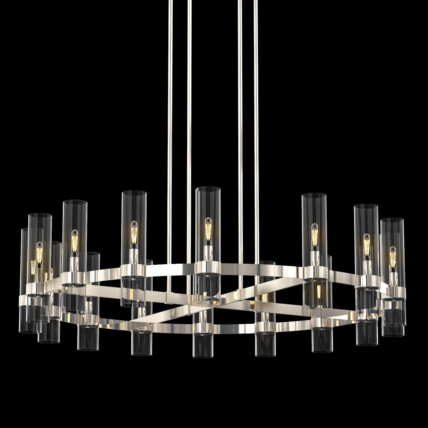 RAVELLE ROUND CHANDELIER 48 3D model_3
