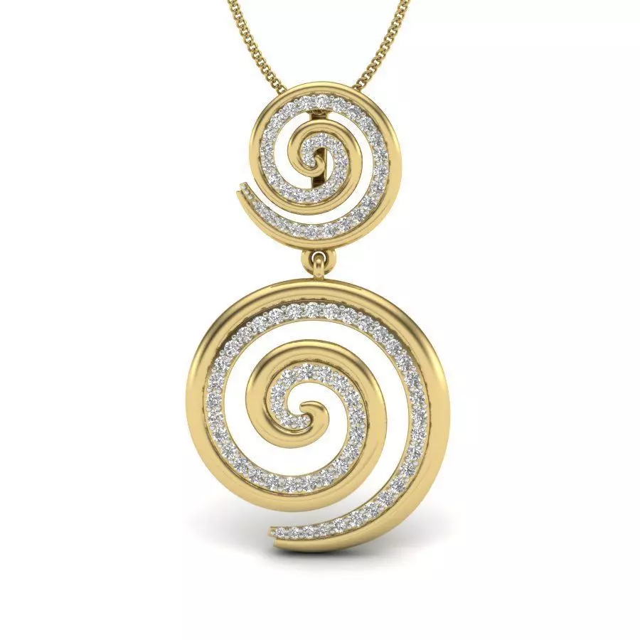 Women pendant 3dm detail 3D print model 3D print model_0