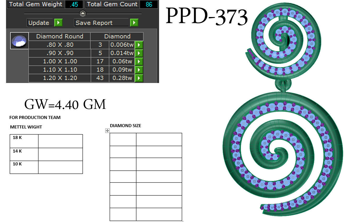 Women pendant 3dm detail 3D print model 3D print model_1