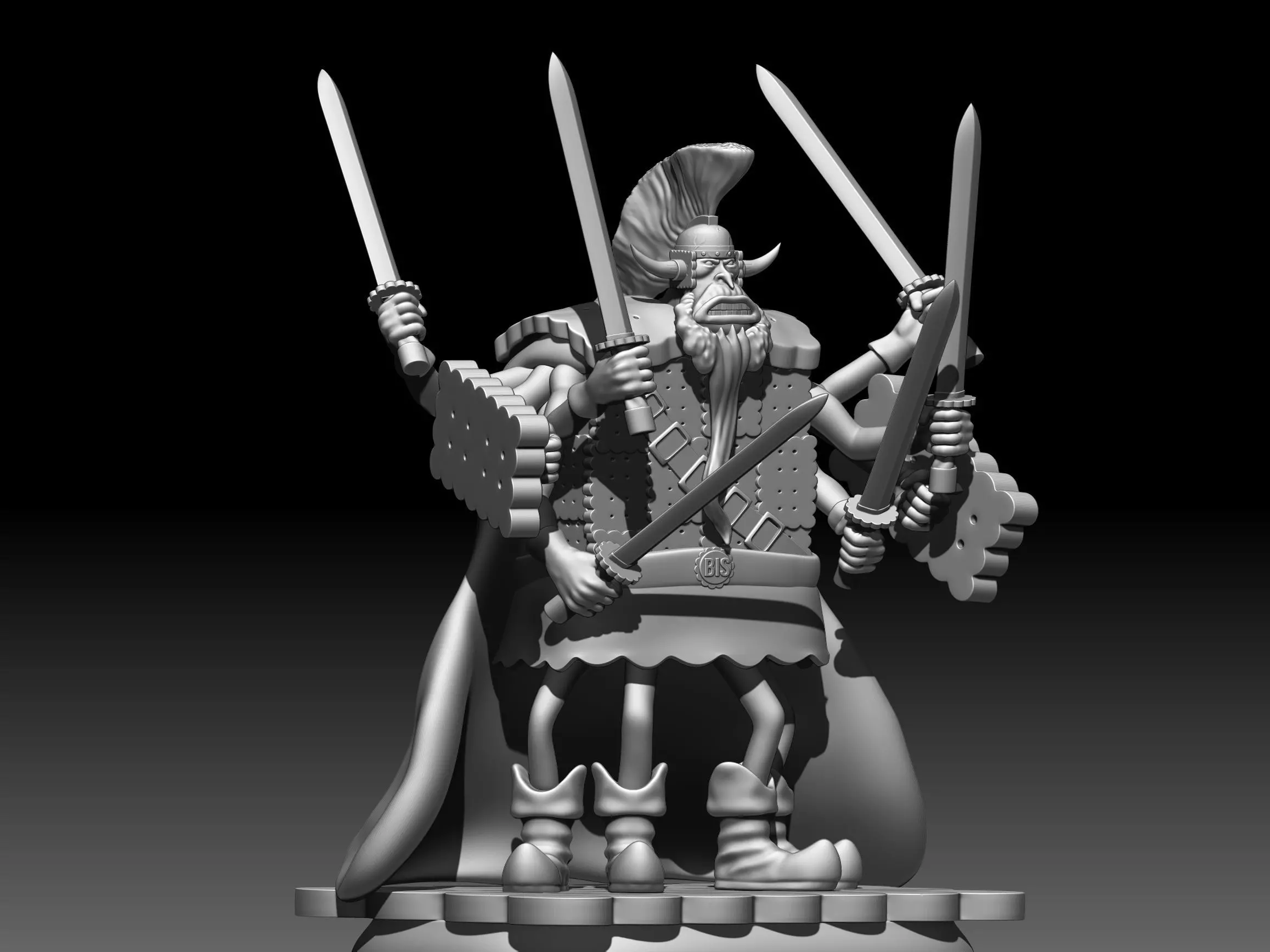 Cracker throne 3D print model_0