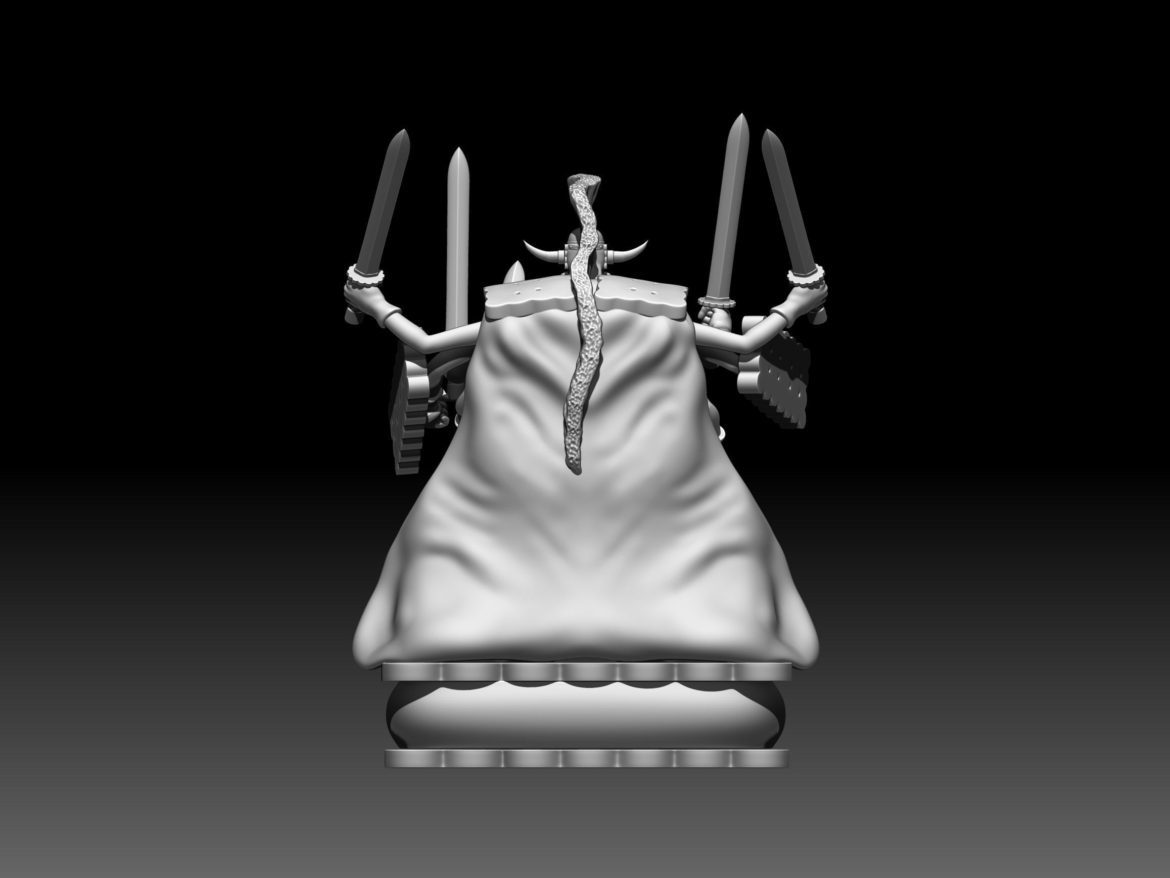 Cracker throne 3D print model_4