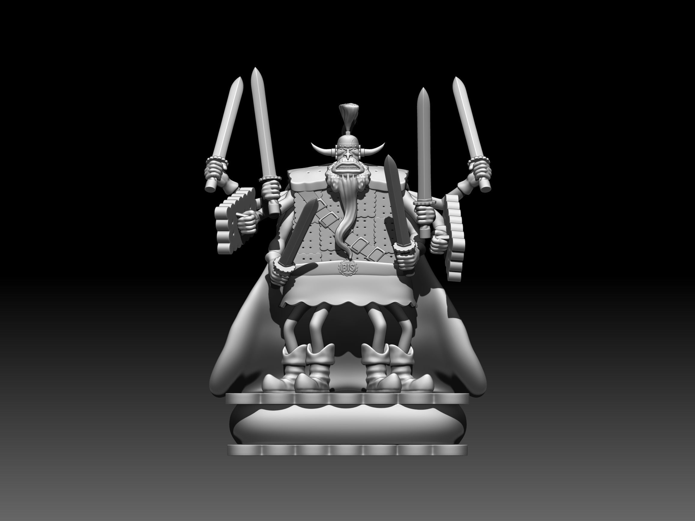 Cracker throne 3D print model_1