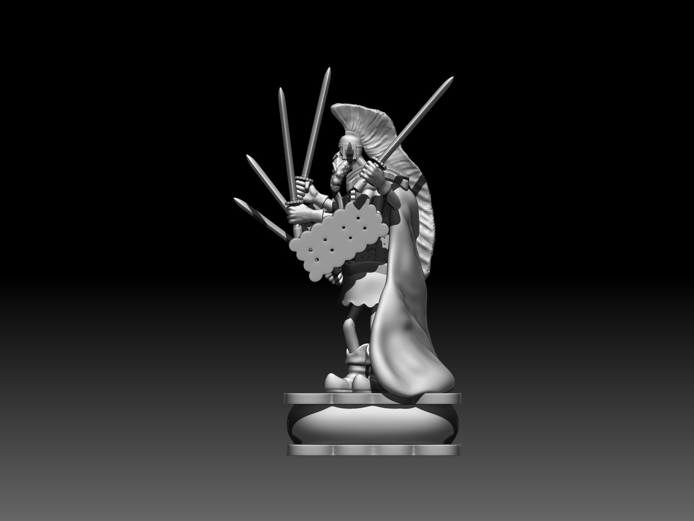Cracker throne 3D print model_3
