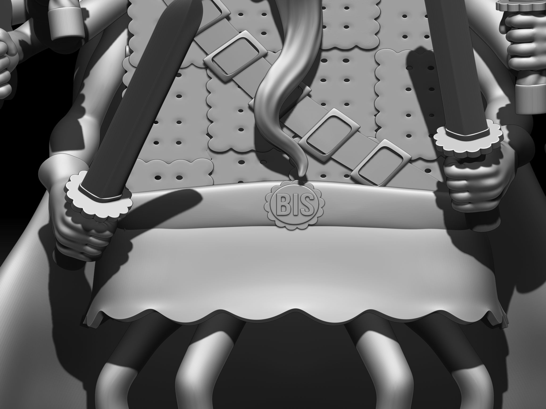 Cracker throne 3D print model_9