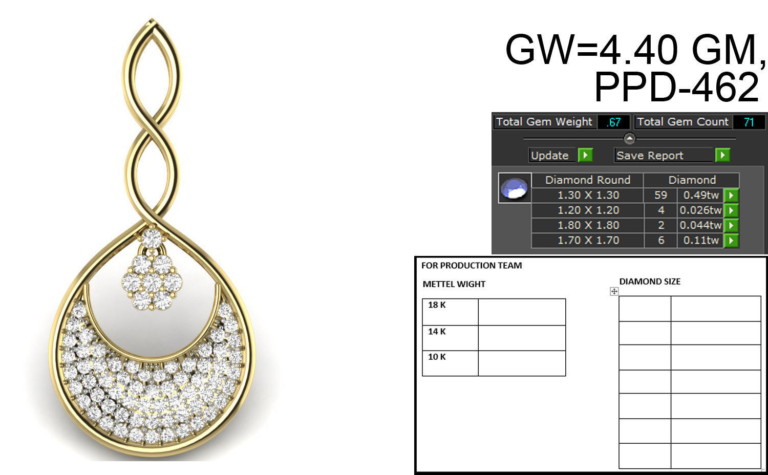 Women pendant 3dm detail 3D print model 3D print model_1