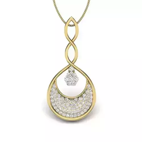 Women pendant 3dm detail 3D print model