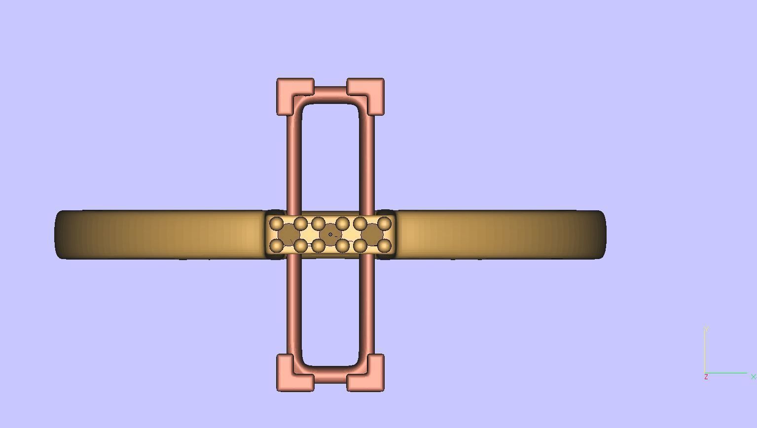 Unique Tourmaline Ring 3D print model_10