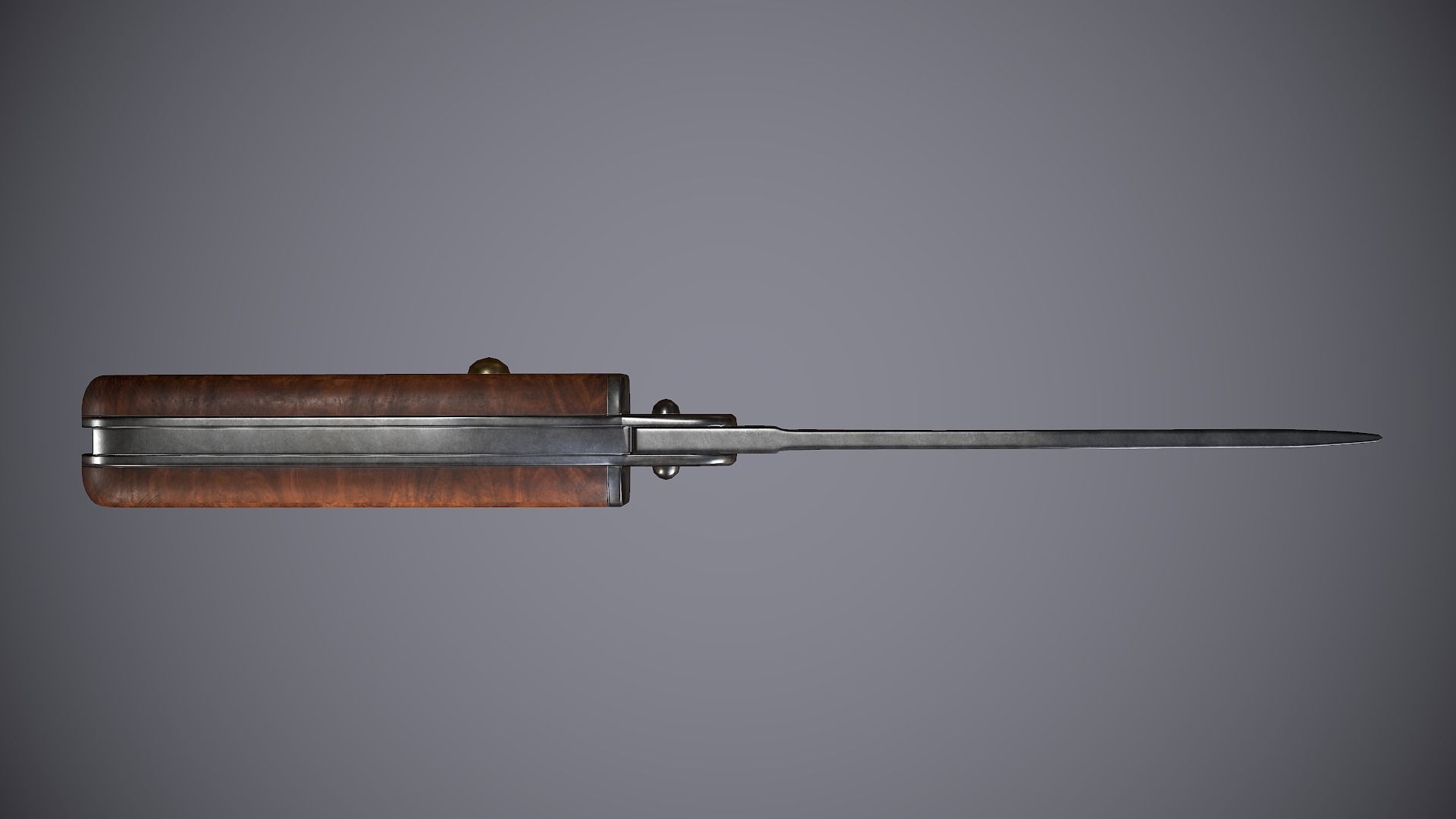 Knife Small Low-poly 3D model_13