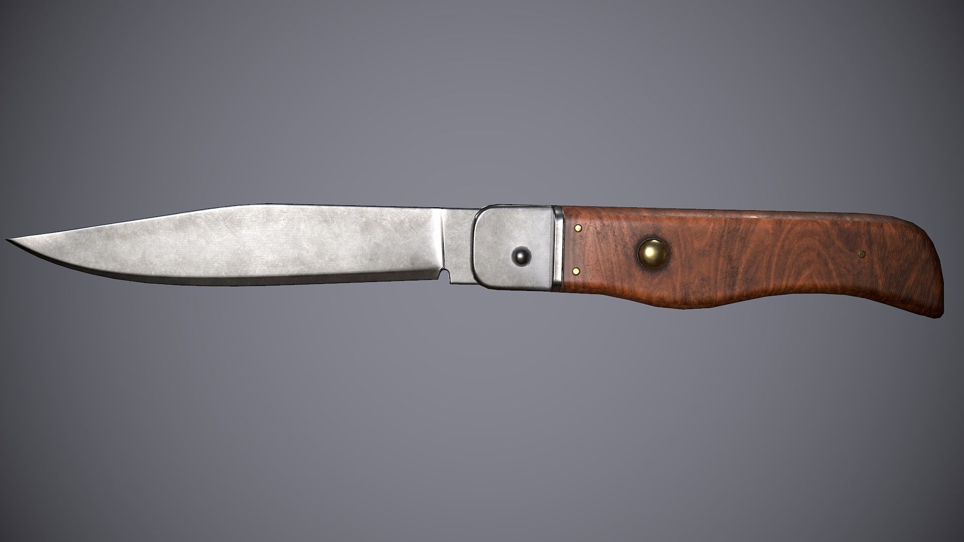 Knife Small Low-poly 3D model_5