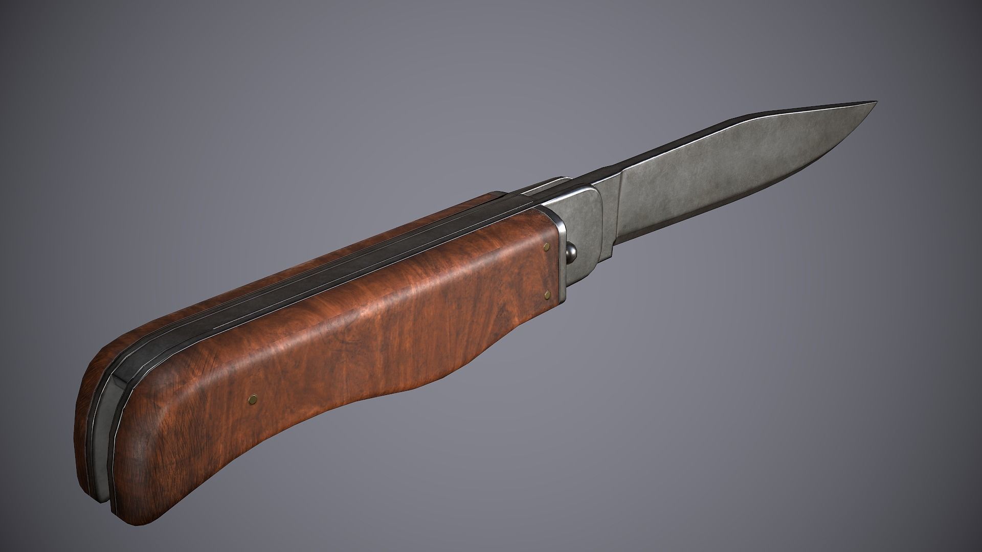 Knife Small Low-poly 3D model_11