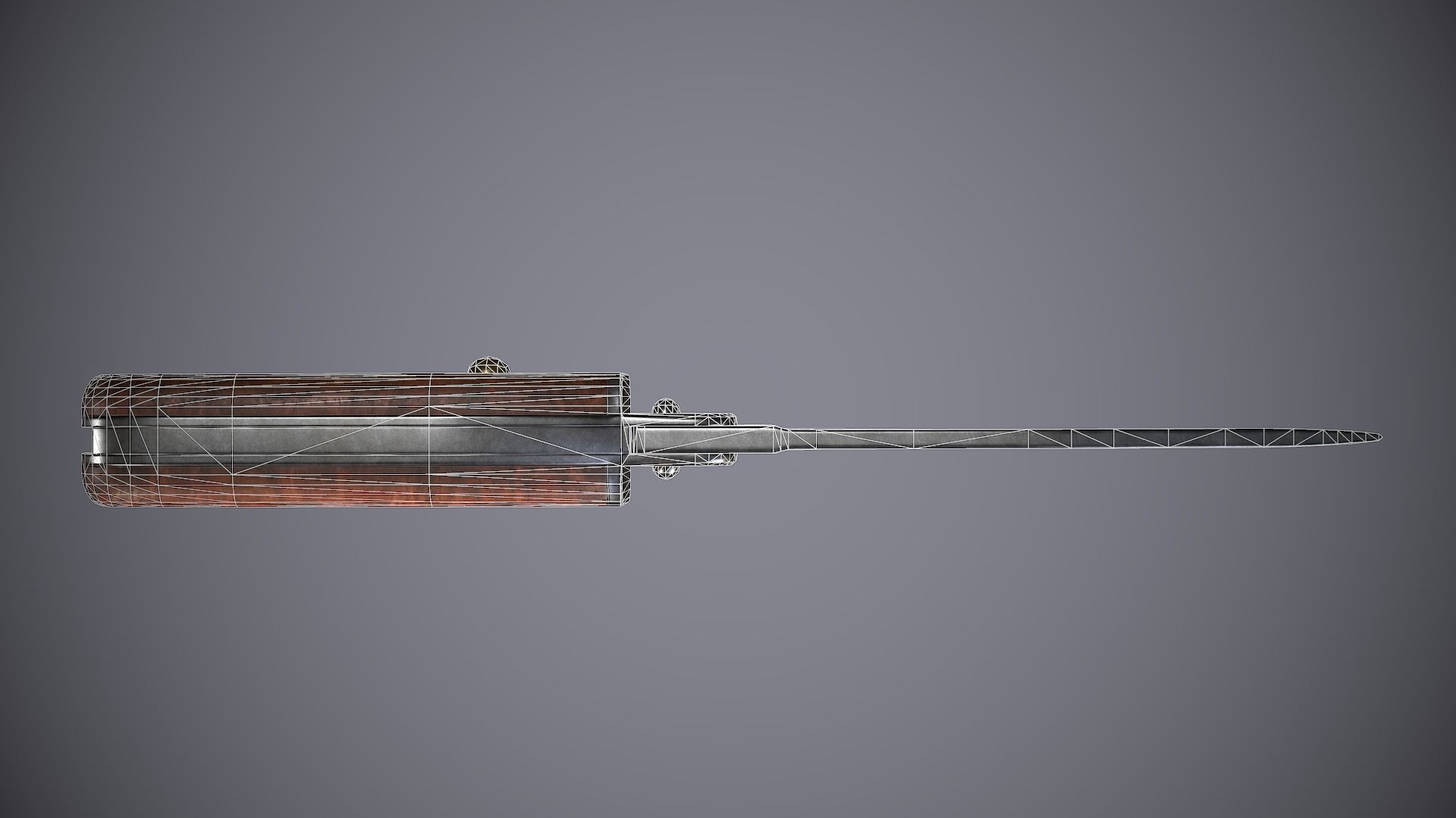 Knife Small Low-poly 3D model_14