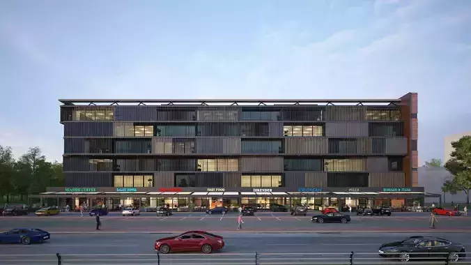 VRAY FOR C4D 3D MODEL SCENE AND MANY OBJECTS