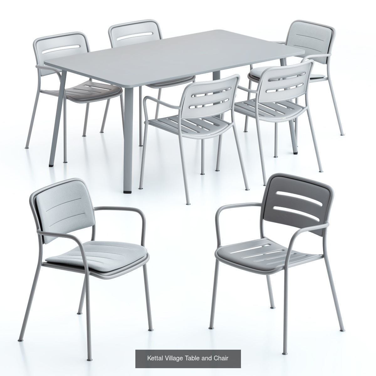 Kettal Village Table and Chair Collection _1