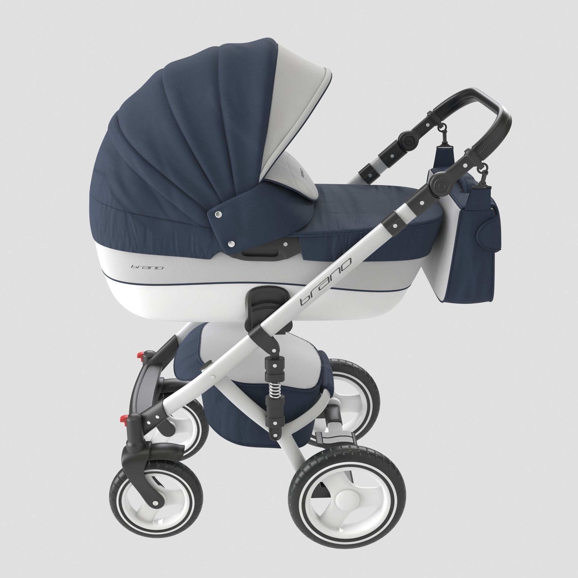 Baby carriageriko - riko brano ecco  3D model_1