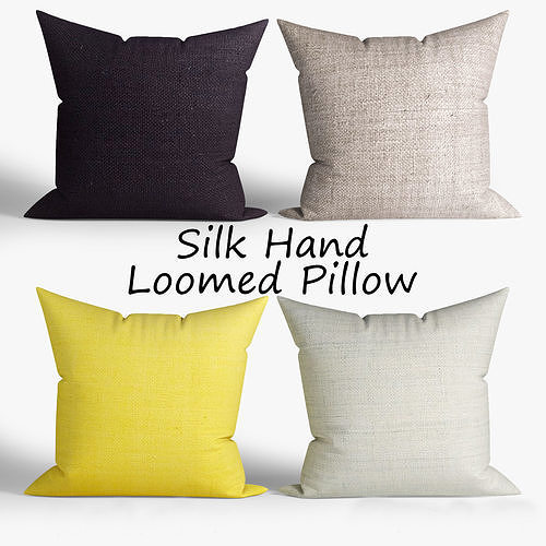 Decorative pillows set 013 3D model