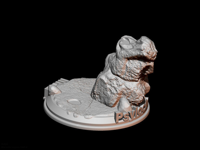 Psylocke x-men 3D print model_7