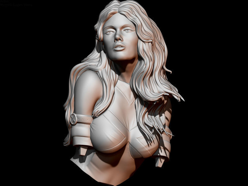 Psylocke x-men 3D print model_19