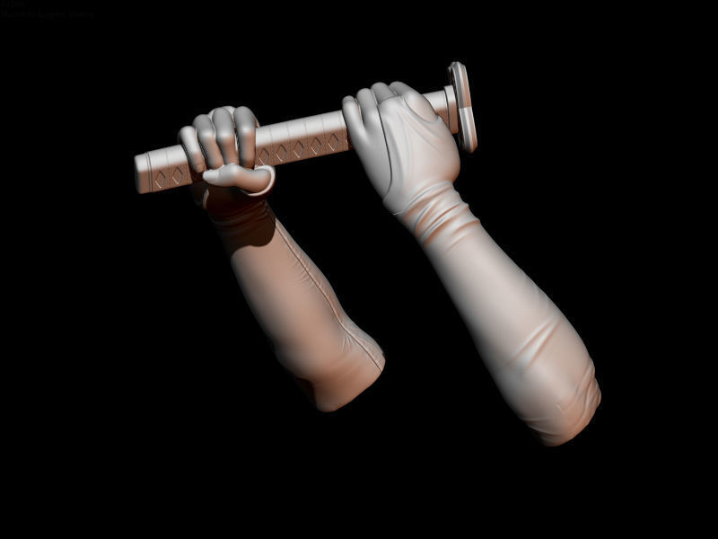 Psylocke x-men 3D print model_23