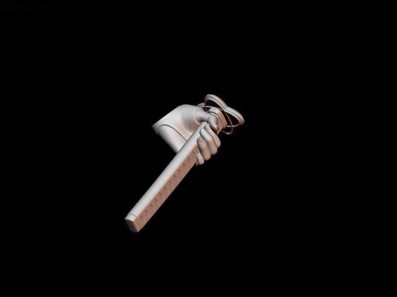 Psylocke x-men 3D print model_15