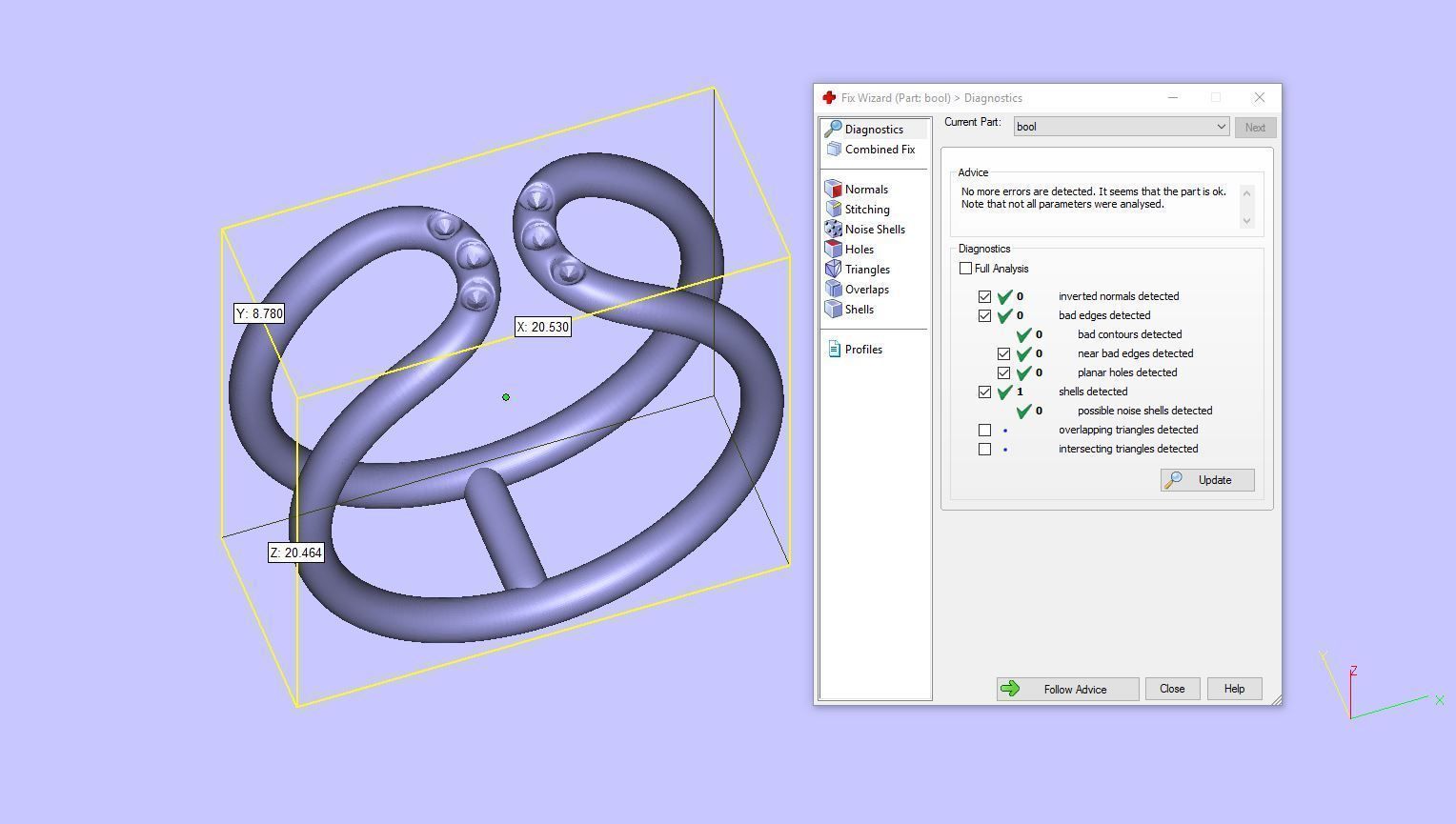 Double Band With Diamonds 3D print model_5