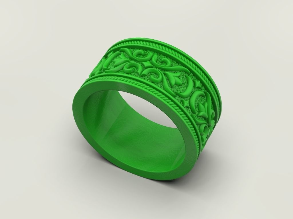 Viking Ring 3D print model_6