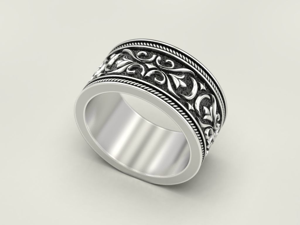 Viking Ring 3D print model_2