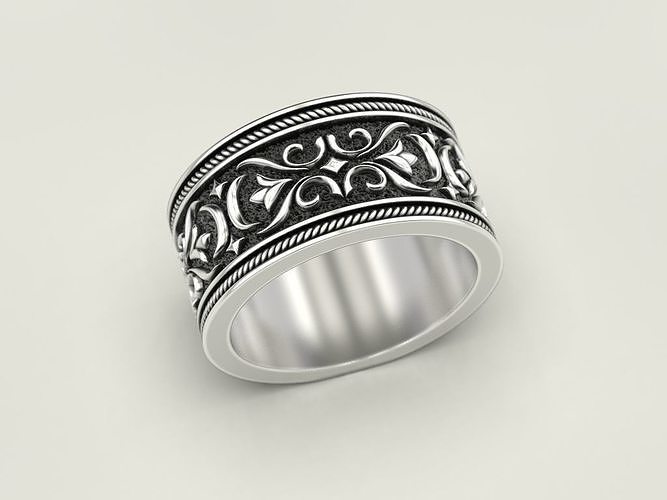 Viking Ring 3D print model