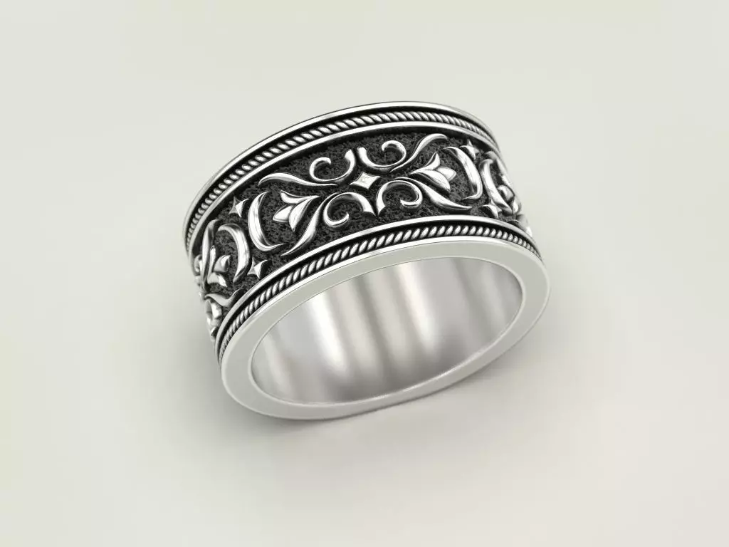 Viking Ring 3D print model_0