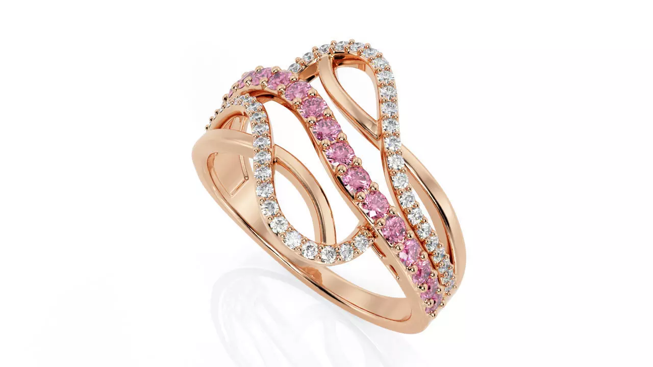 Ring Wave R 0113 3D print model_0