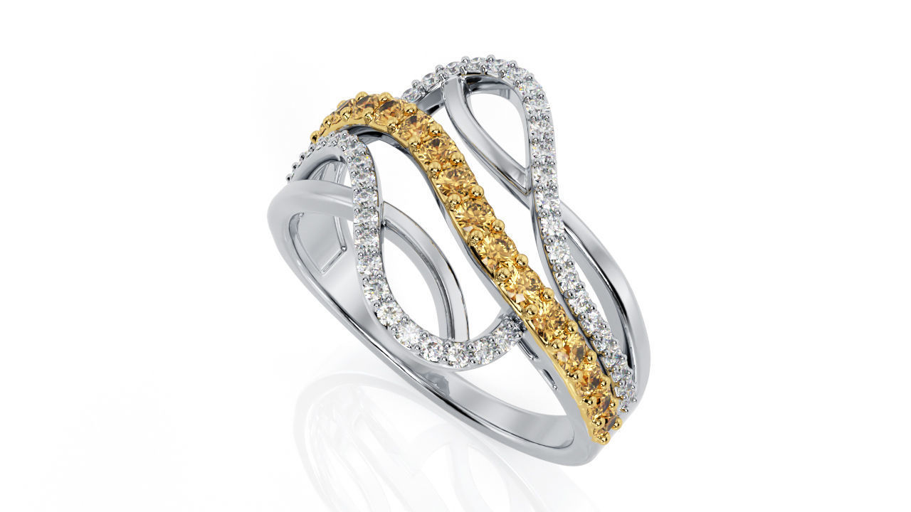 Ring Wave R 0113 3D print model_2