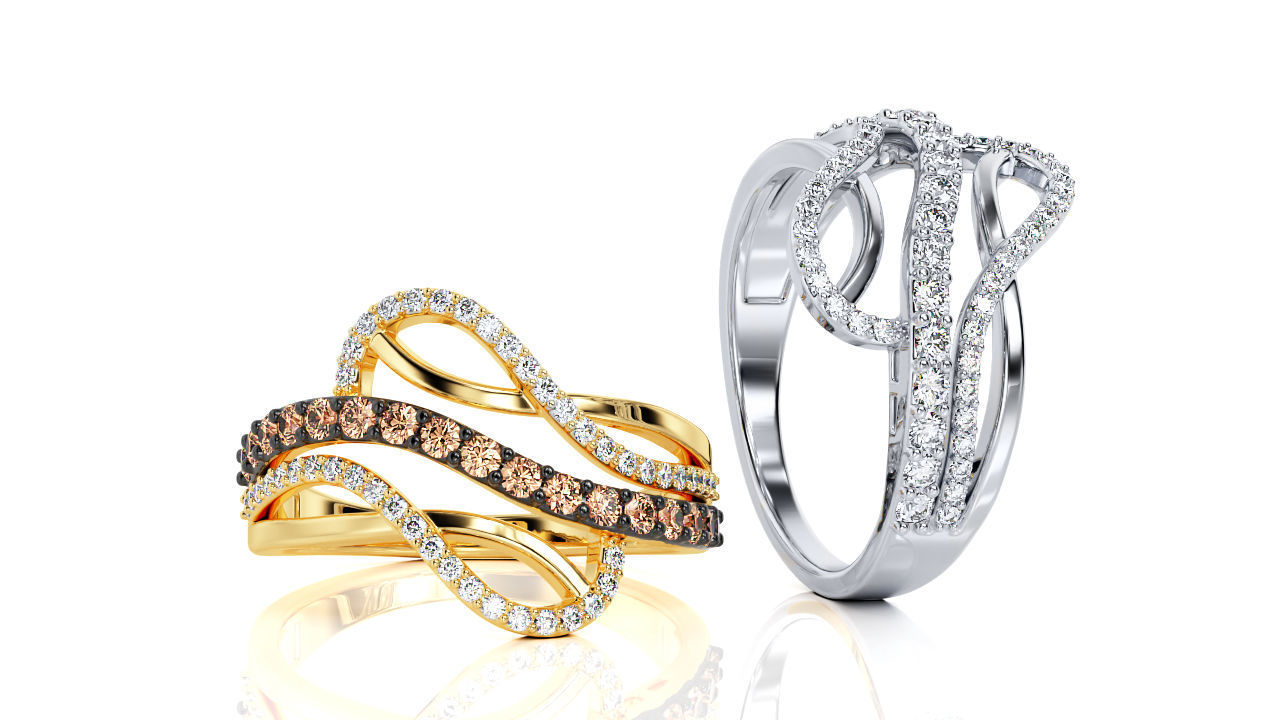 Ring Wave R 0113 3D print model_5