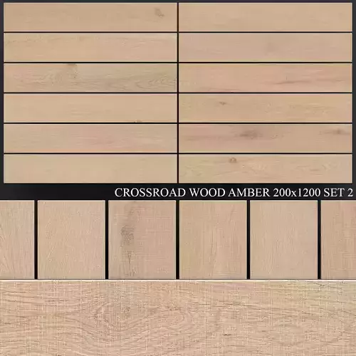 ABK Crossroad Wood Amber 200x1200 Set 2 3D model