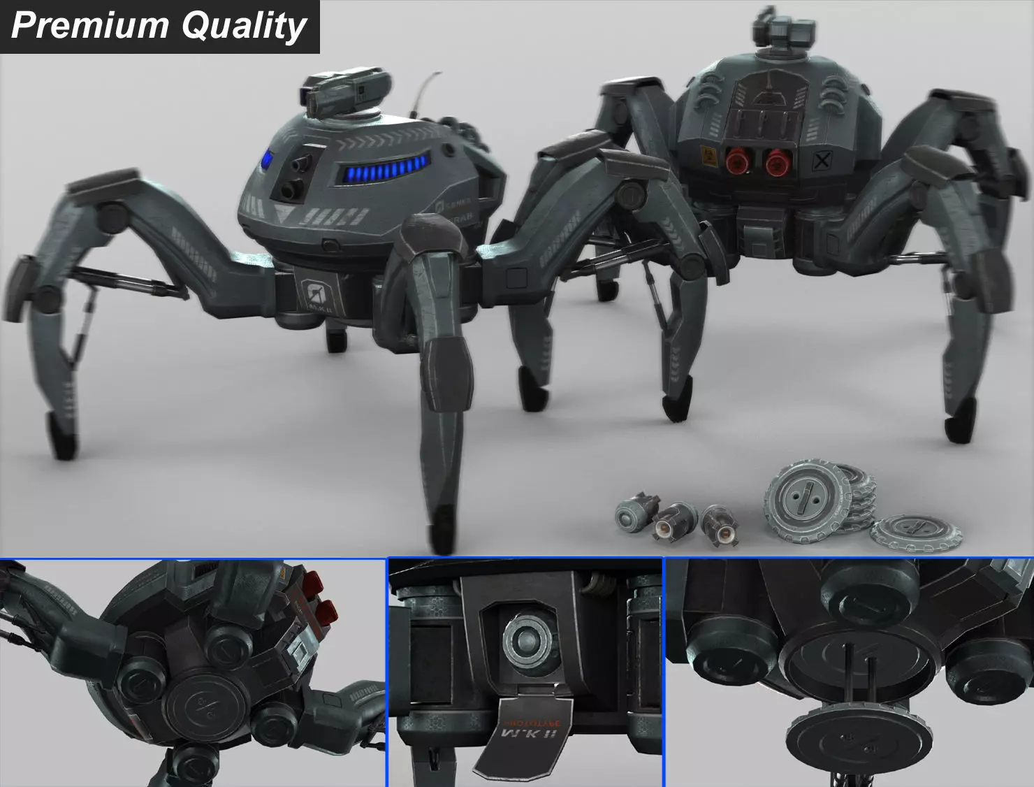 Spider Mech SR MK II 3D model