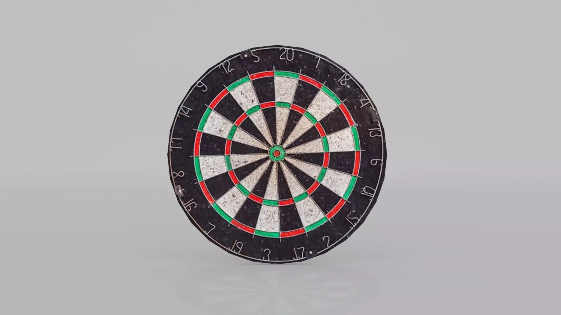 Dart Board Low-poly 3D model