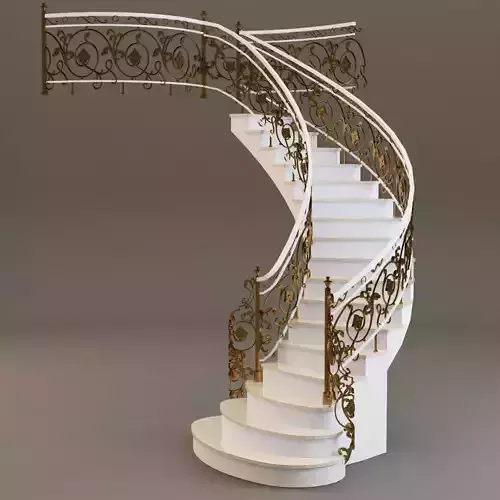 classical Staircase 3D model