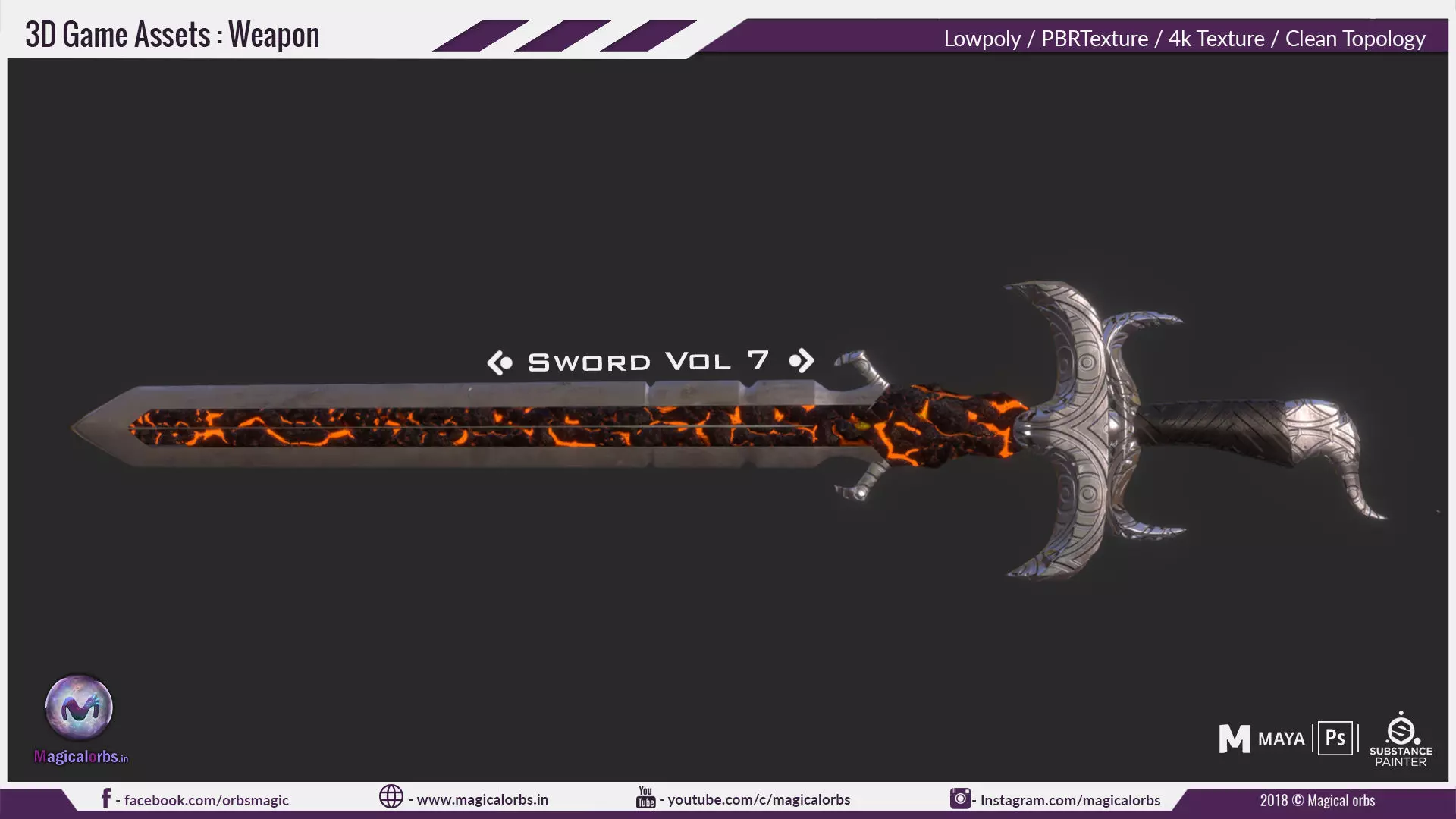 Sword Vol 7 Low-poly 3D model_0