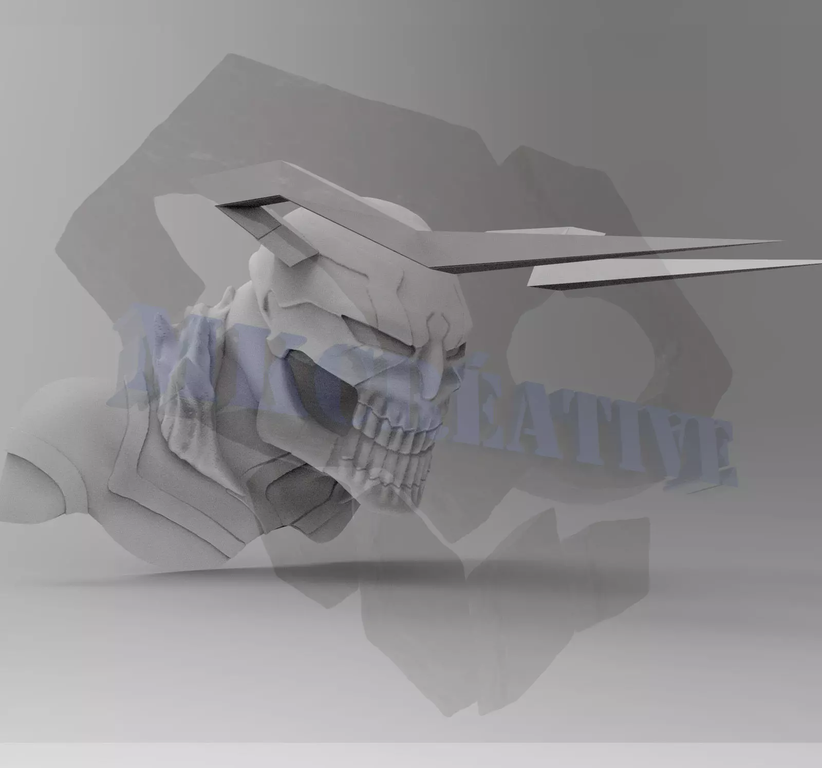 Ichigo Hollow Wall Free 3D print model