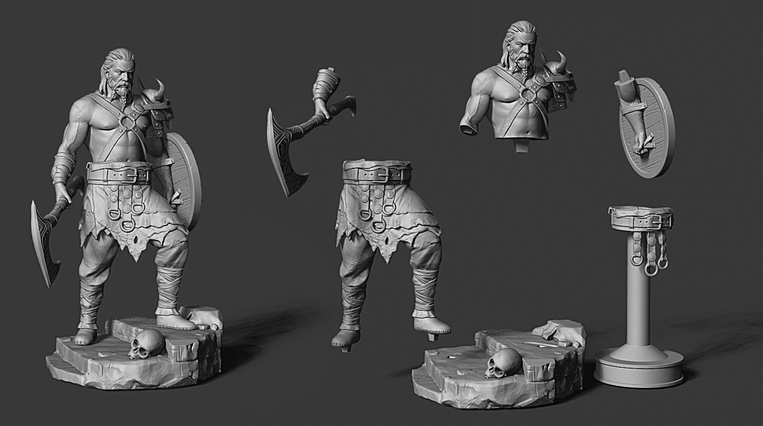 OLD Viking 3D print model_4