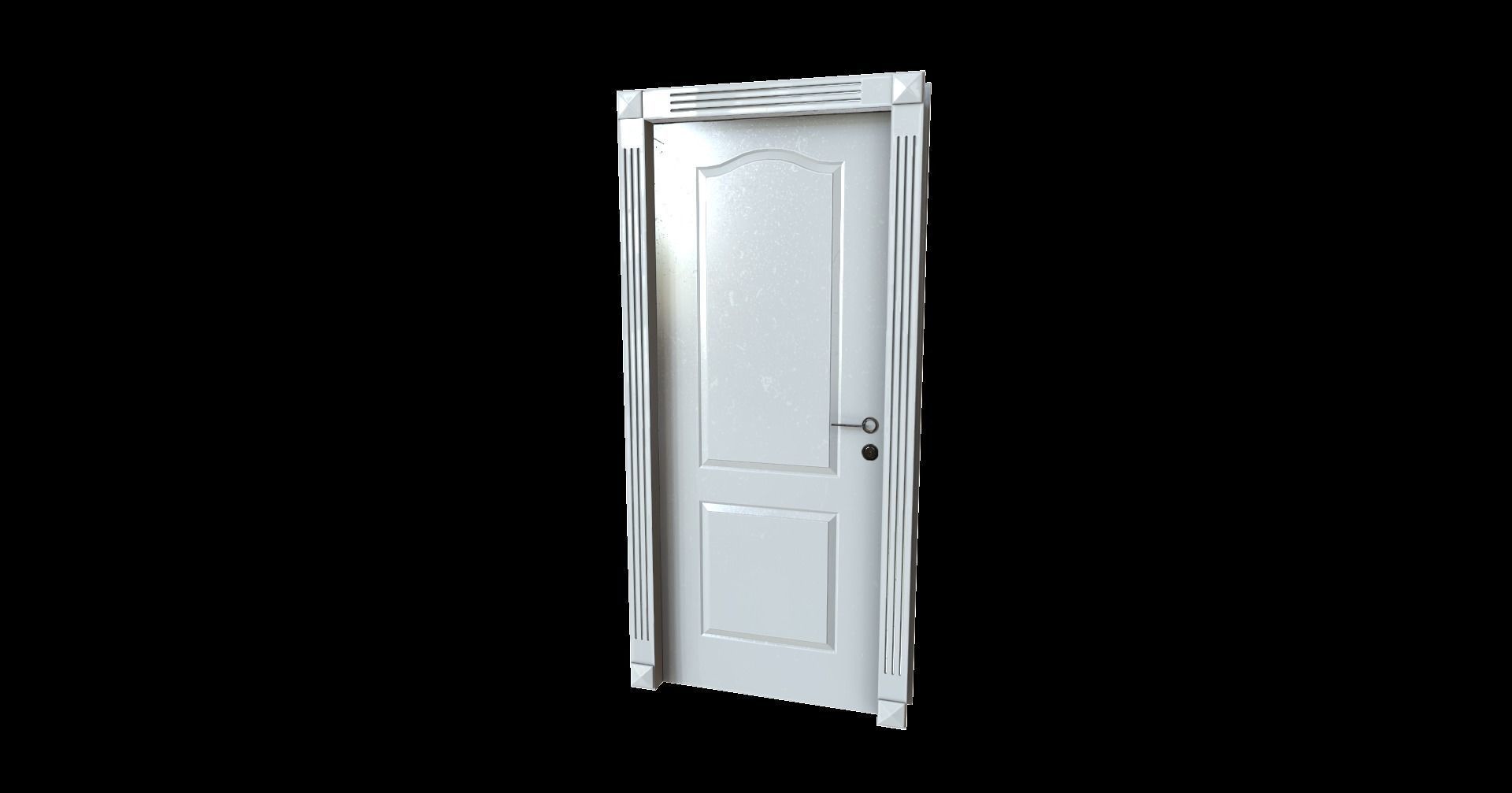 Echise Bruno - Door Set Low-poly 3D model_14