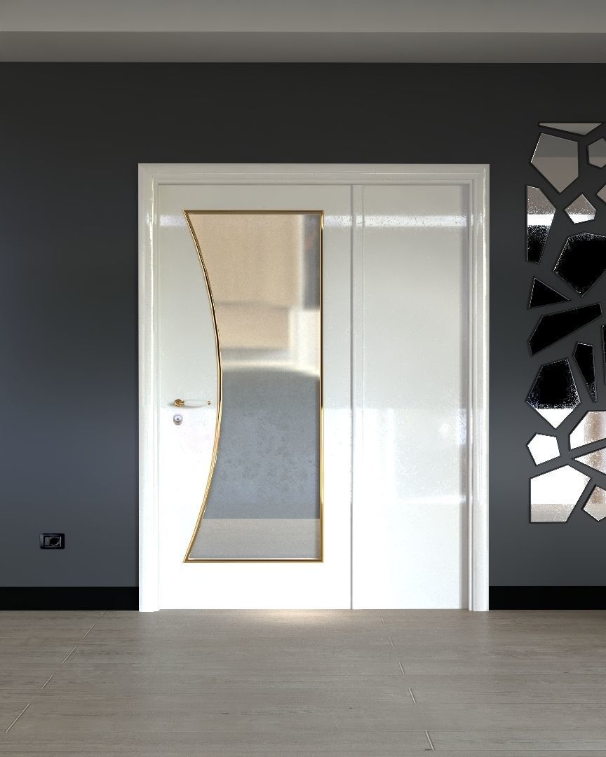 Echise Bruno - Door Set Low-poly 3D model_2