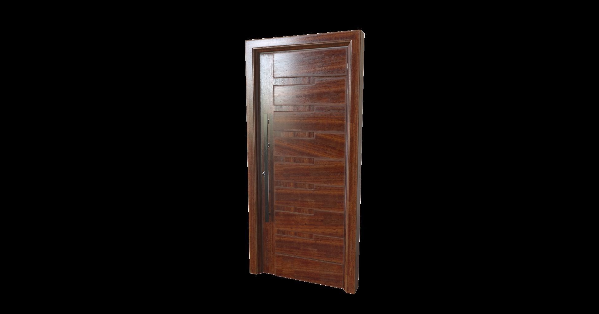 Echise Bruno - Door Set Low-poly 3D model_11