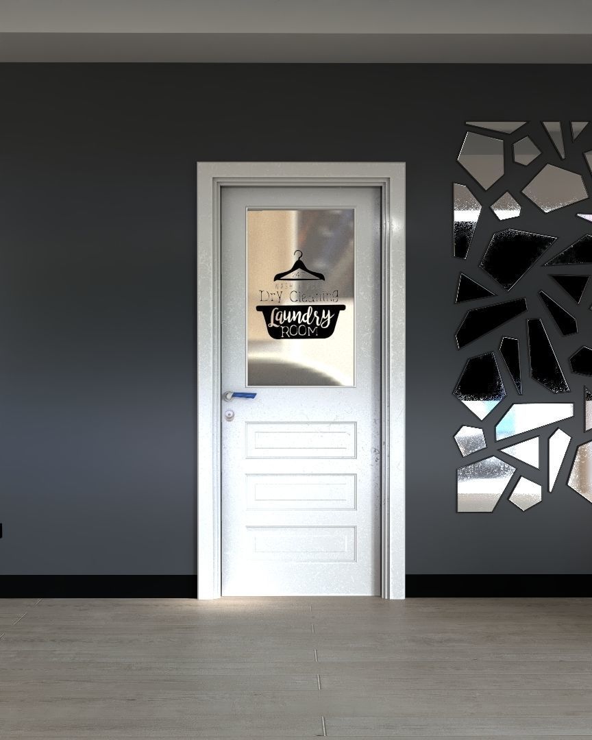 Echise Bruno - Door Set Low-poly 3D model_5