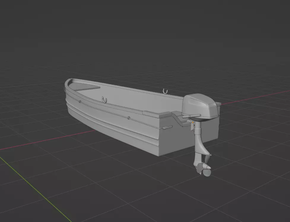 Motor Boat 3D print model_0
