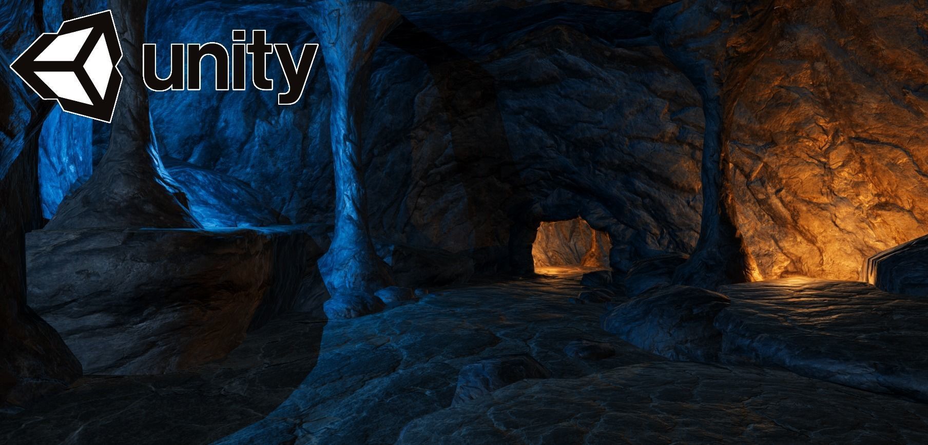 Modular cave kit Low-poly 3D model_1