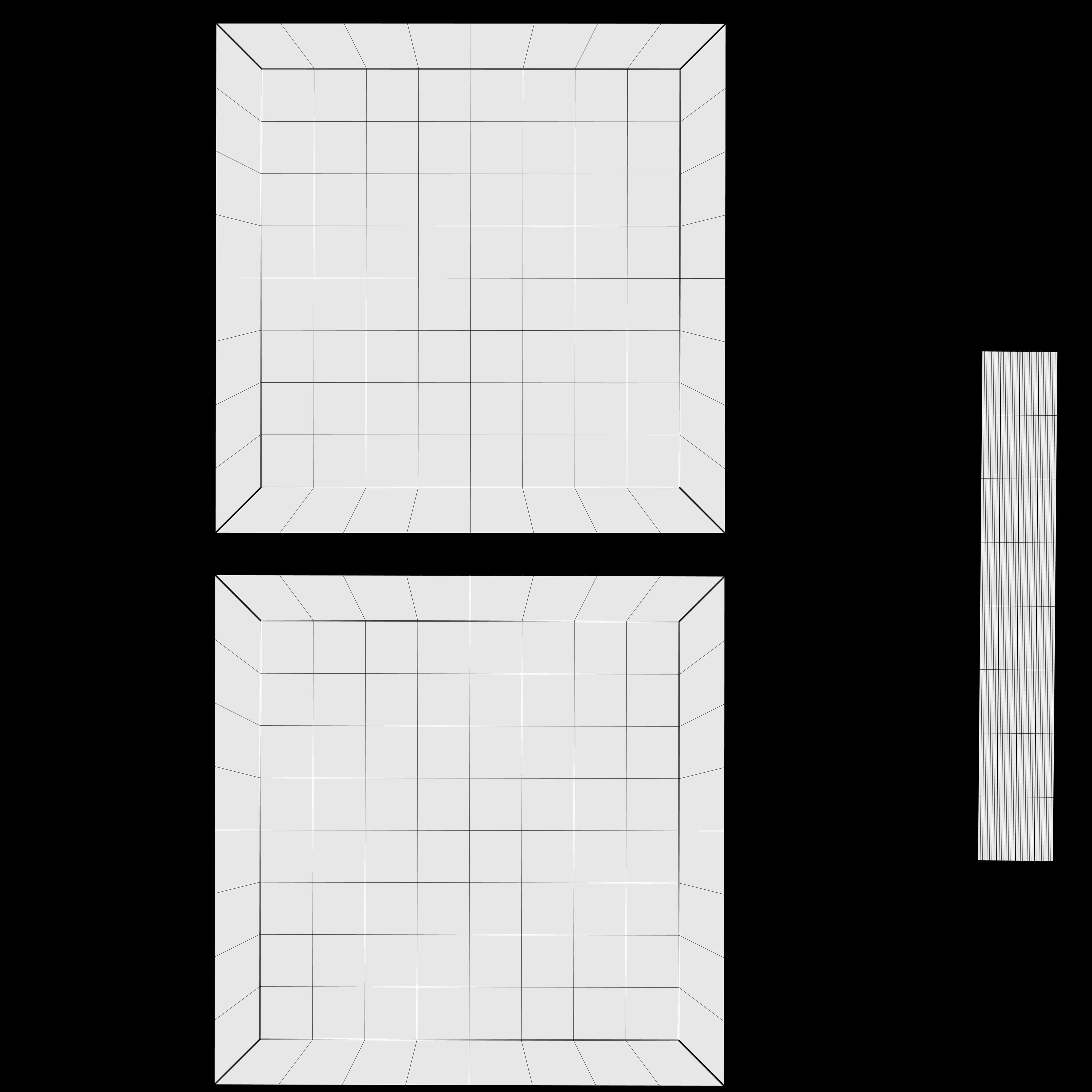 CHESSBOARD wooden chess board 3D model_5