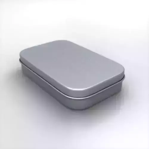 Tin Metal Box 3D model
